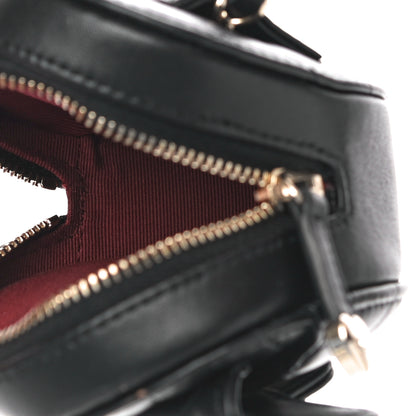 Chanel Lambskin Quilted CC In Love Heart Waist Belt Bag With Chain Black 6 of 9