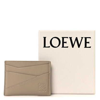Loewe Calfskin Puzzle Card Holder Sand 7 of 7