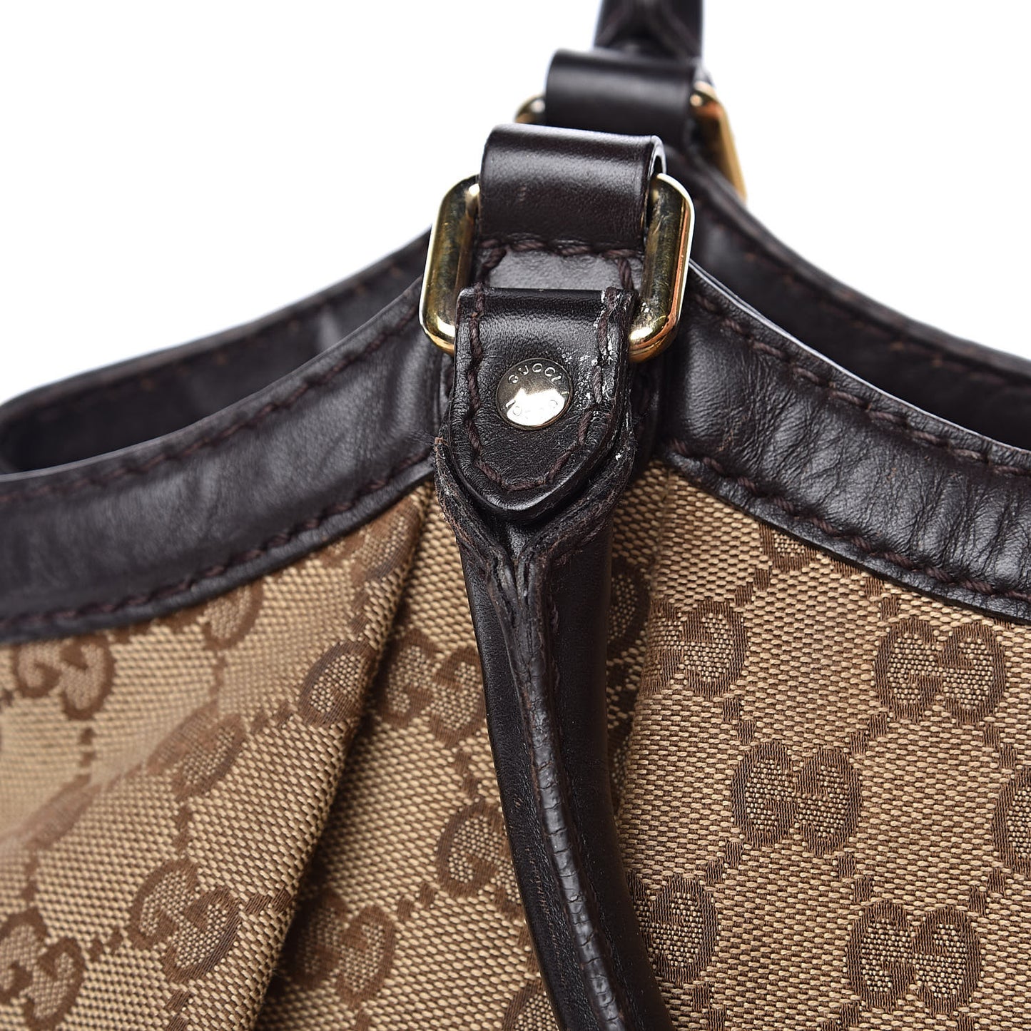 Monogram Medium Sukey Tote Beige Ebony Black