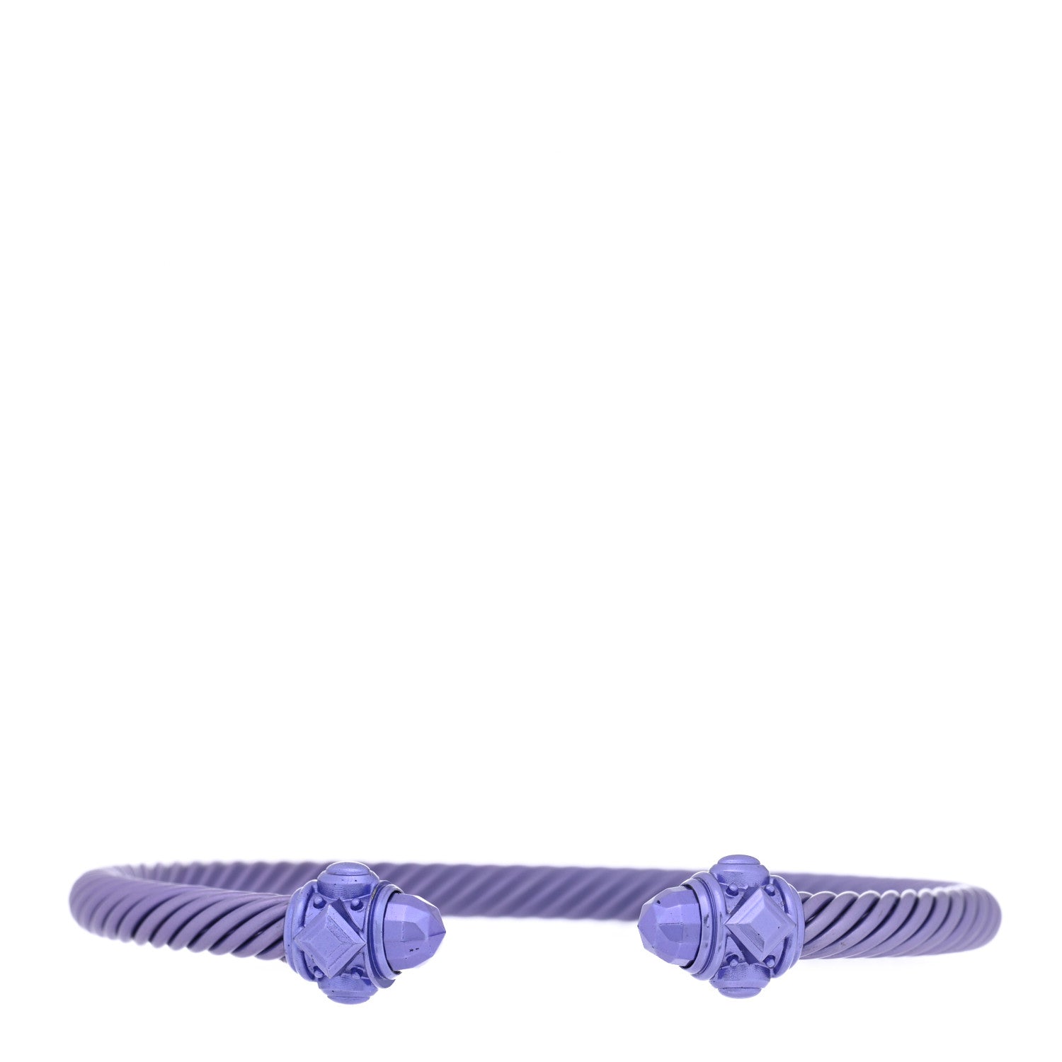 David Yurman Aluminum 5mm Renaissance Bracelet Lavender 1 of 3