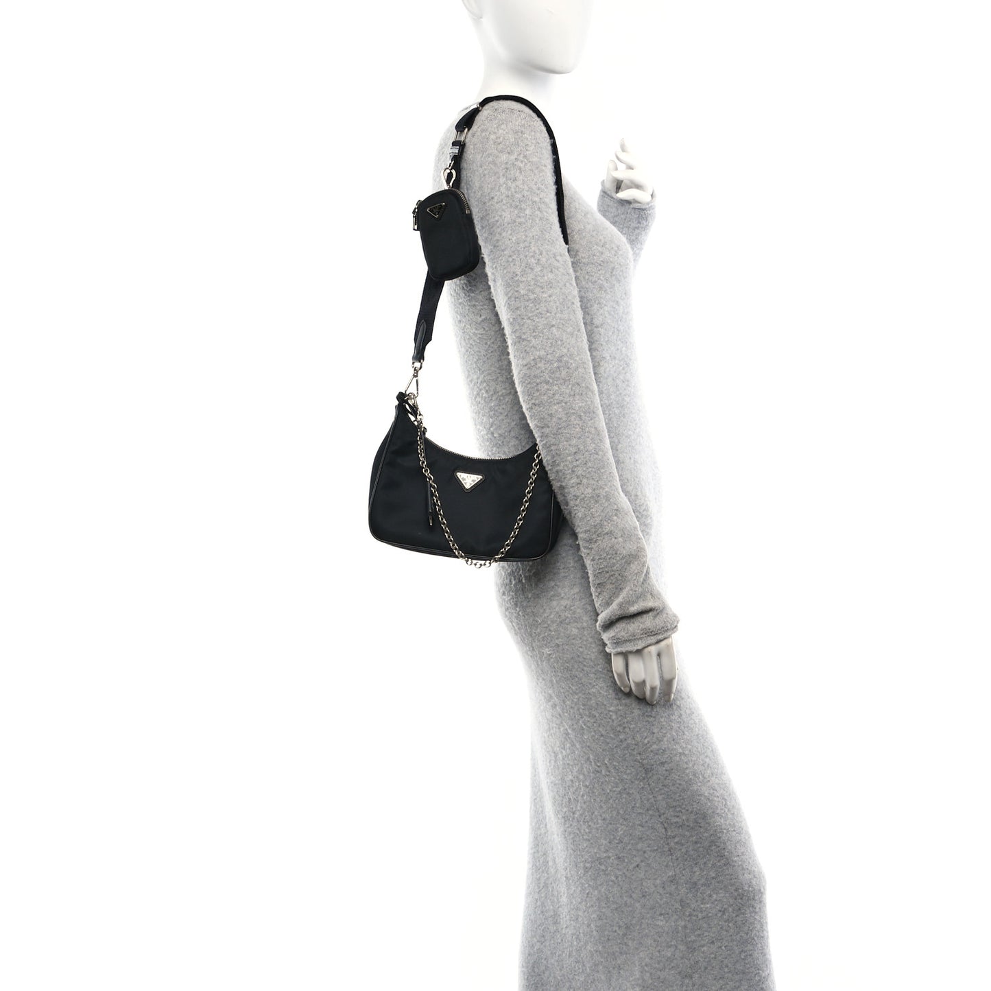 Nylon Re-Edition 2005 Shoulder Bag Black