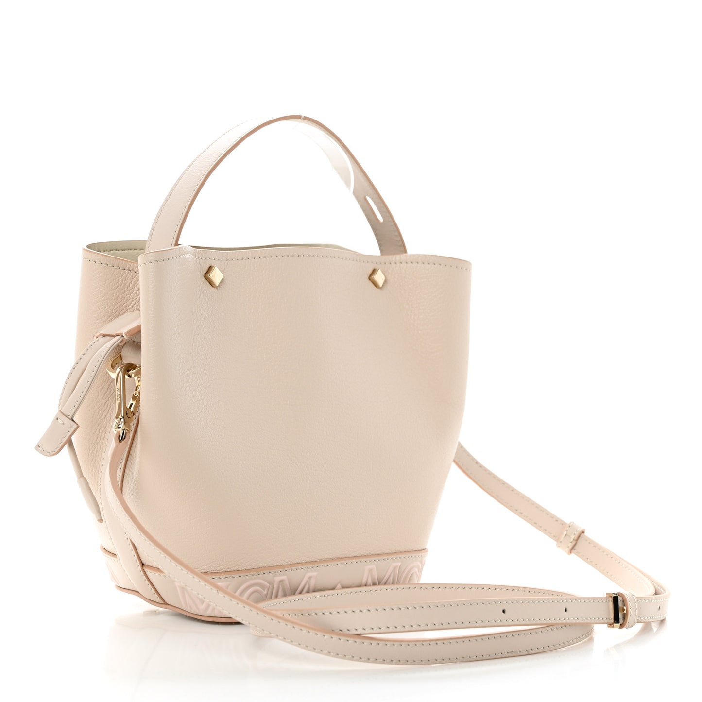 Goatskin Milano Hand Painted Flower Upcycling Mini Bag Pink