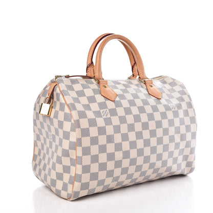 Louis Vuitton Damier Azur Speedy 30 3 of 9