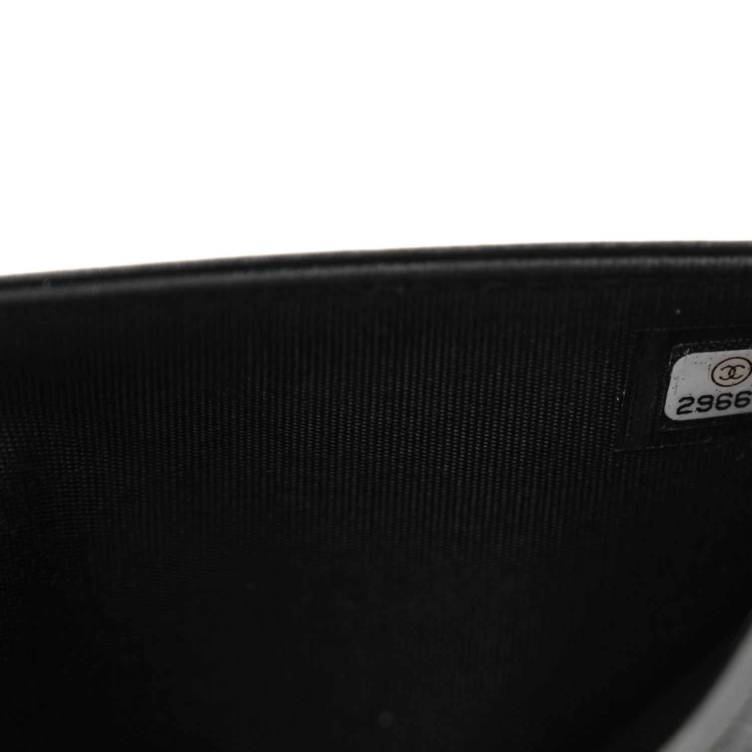 Chanel Caviar Quilted Boy Wallet On Chain WOC Black 8 of 12