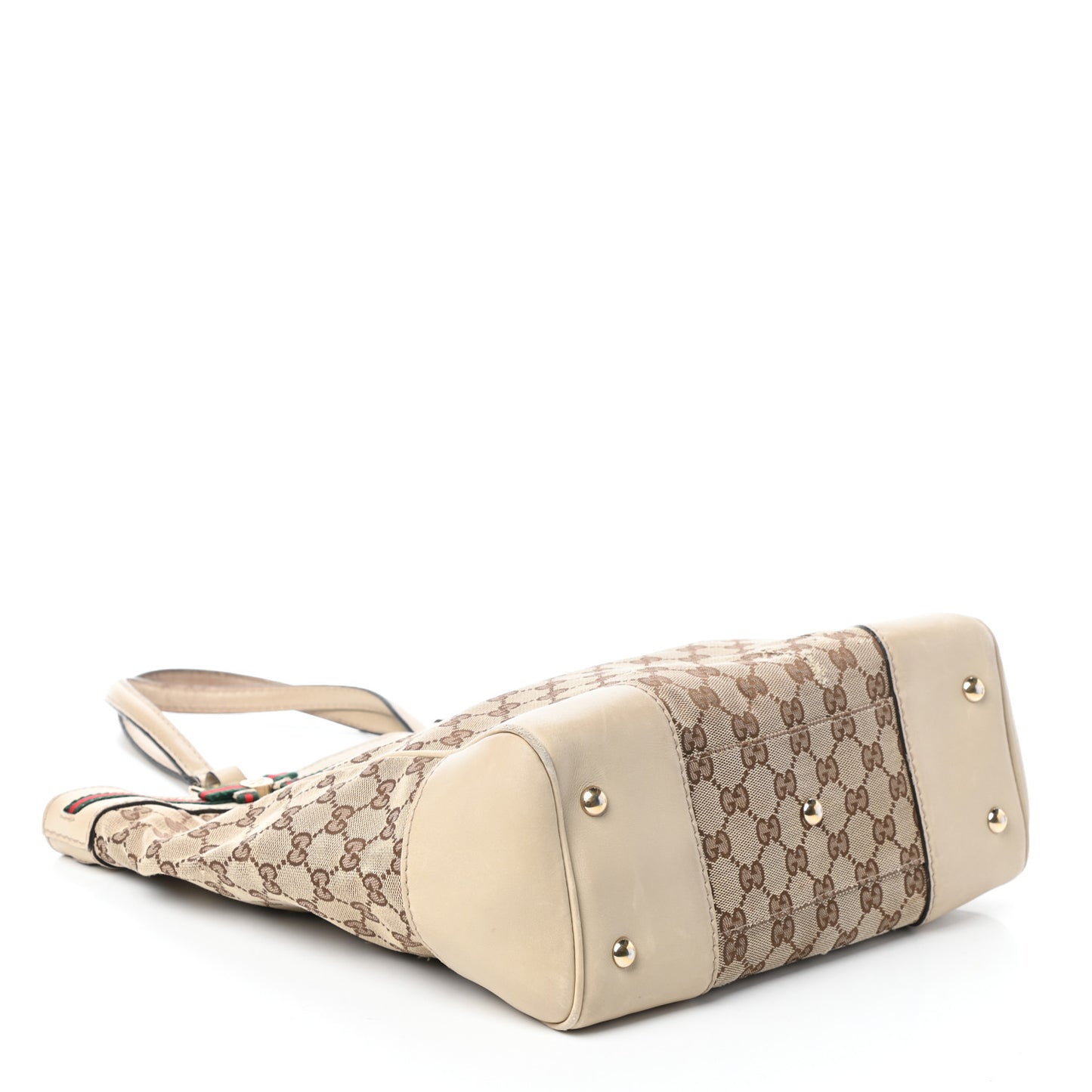 Monogram Web Medium Mayfair Tote Off White