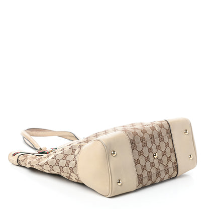 Gucci Monogram Web Medium Mayfair Tote Off White 4 of 10