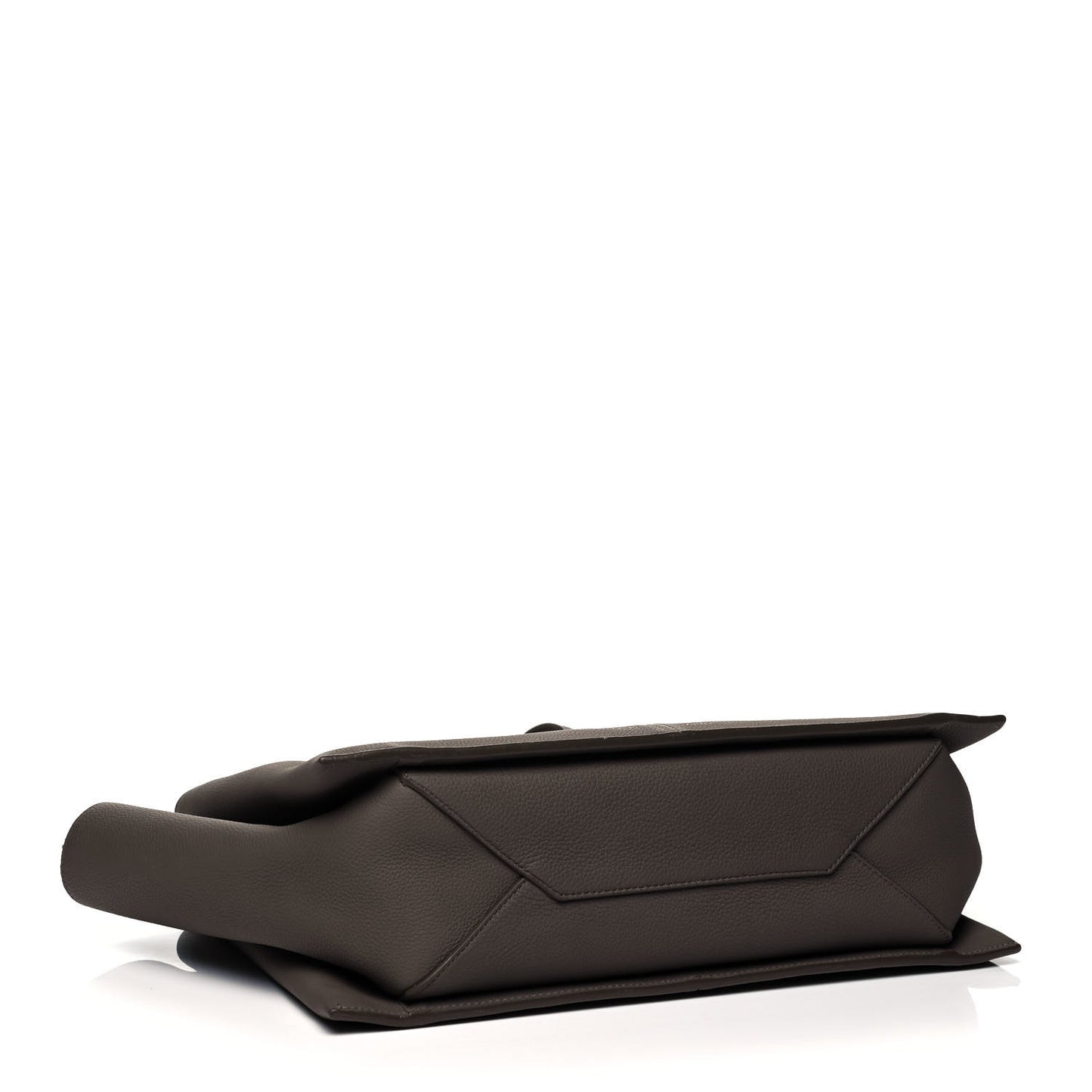 Baby Grained Calfskin Medium Tri-Fold Bag Taupe