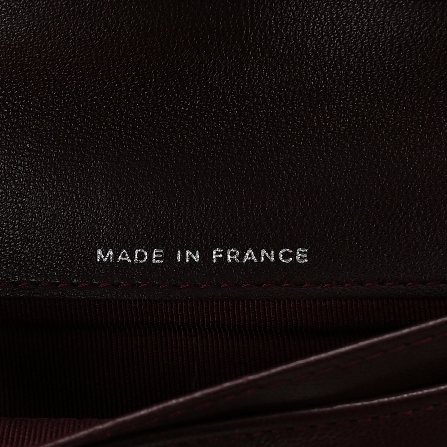 Lambskin Quilted Large Flap Wallet  Black
