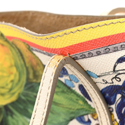 Dolce & Gabbana Dauphine Printed Escape Portofino Tote White Multicolor 18 of 19