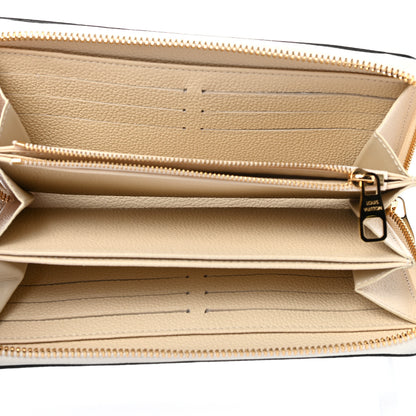 Louis Vuitton Empreinte Monogram Giant By The Pool Zippy Wallet Cream Saffron 5 of 7