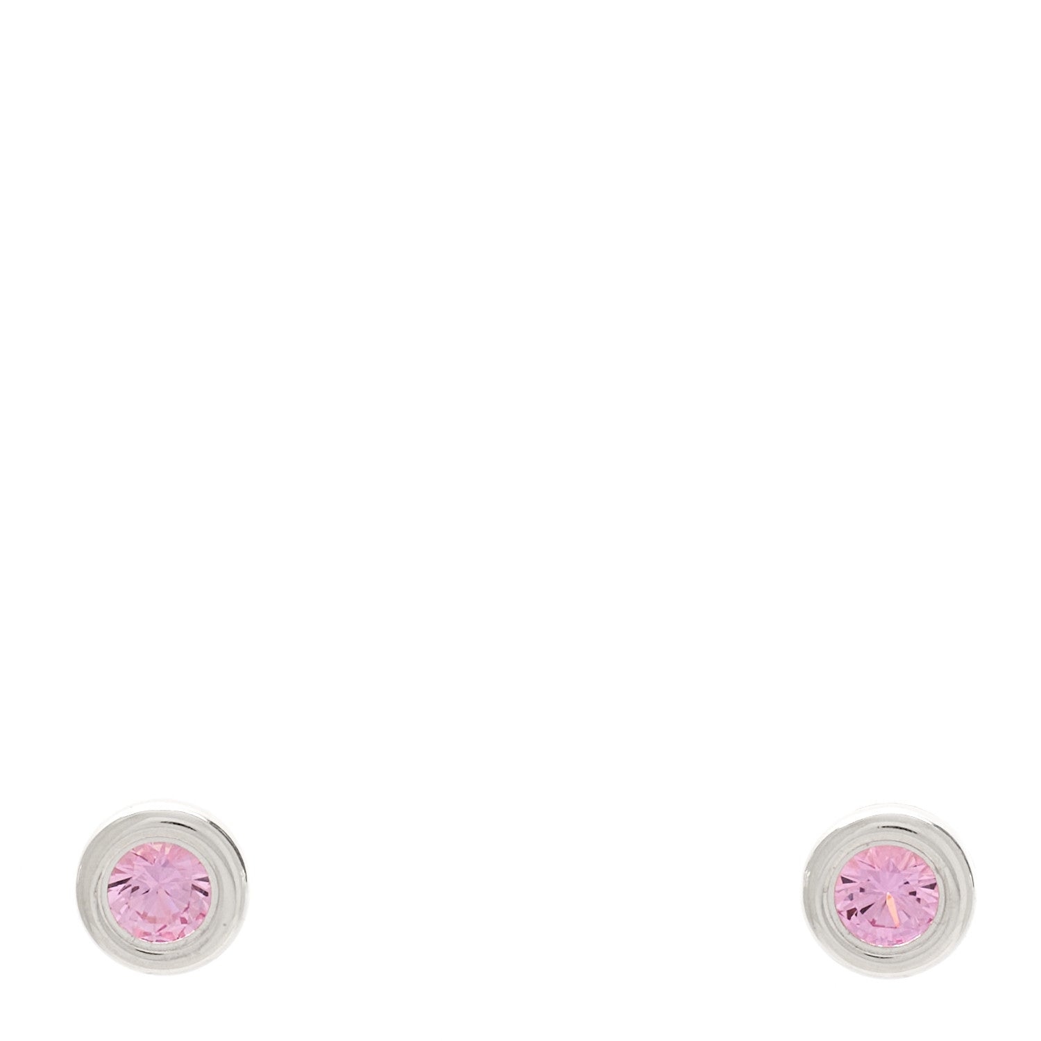 Tiffany Sterling Silver Amethyst Color By The Yard Earrings 1 of 5