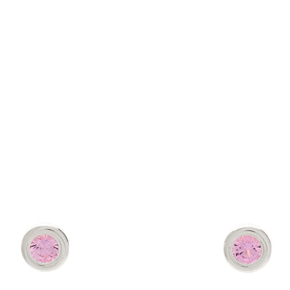Tiffany Sterling Silver Amethyst Color By The Yard Earrings 1 of 5