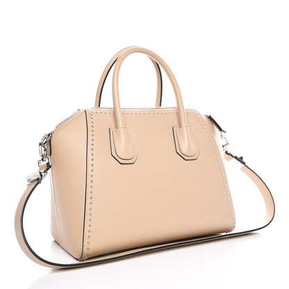 Givenchy Calfskin Small Studded Antigona Beige Buff 4 of 9