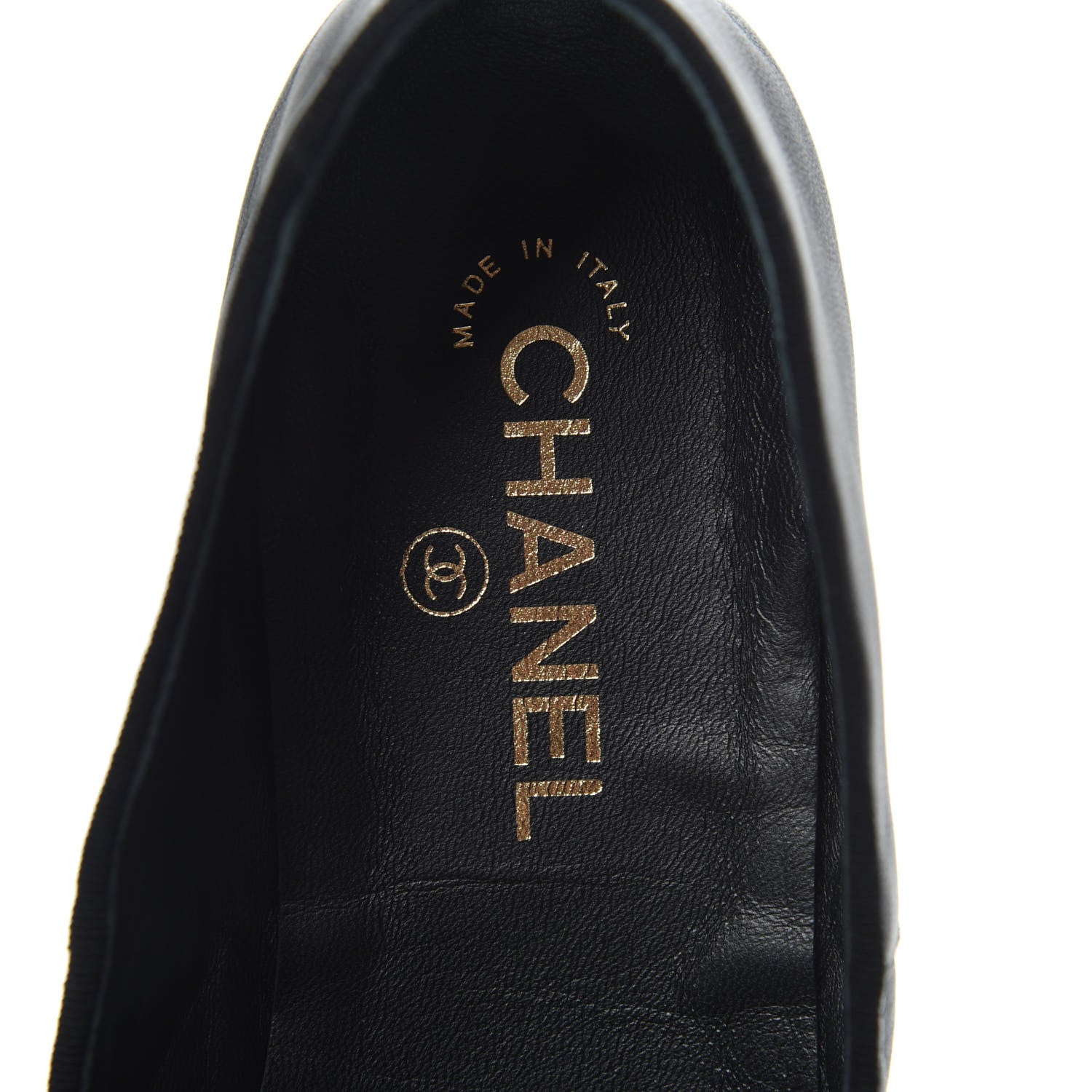 Chanel Lambskin Quilted Cap Toe Slipper With Pouch 41 Black 7 of 10