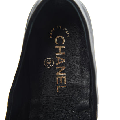 Chanel Lambskin Quilted Cap Toe Slipper With Pouch 41 Black 7 of 10