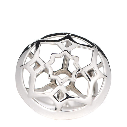 Tiffany Sterling Silver Paloma Picasso Zellige Medallion Ring 54 6.75 1 of 5
