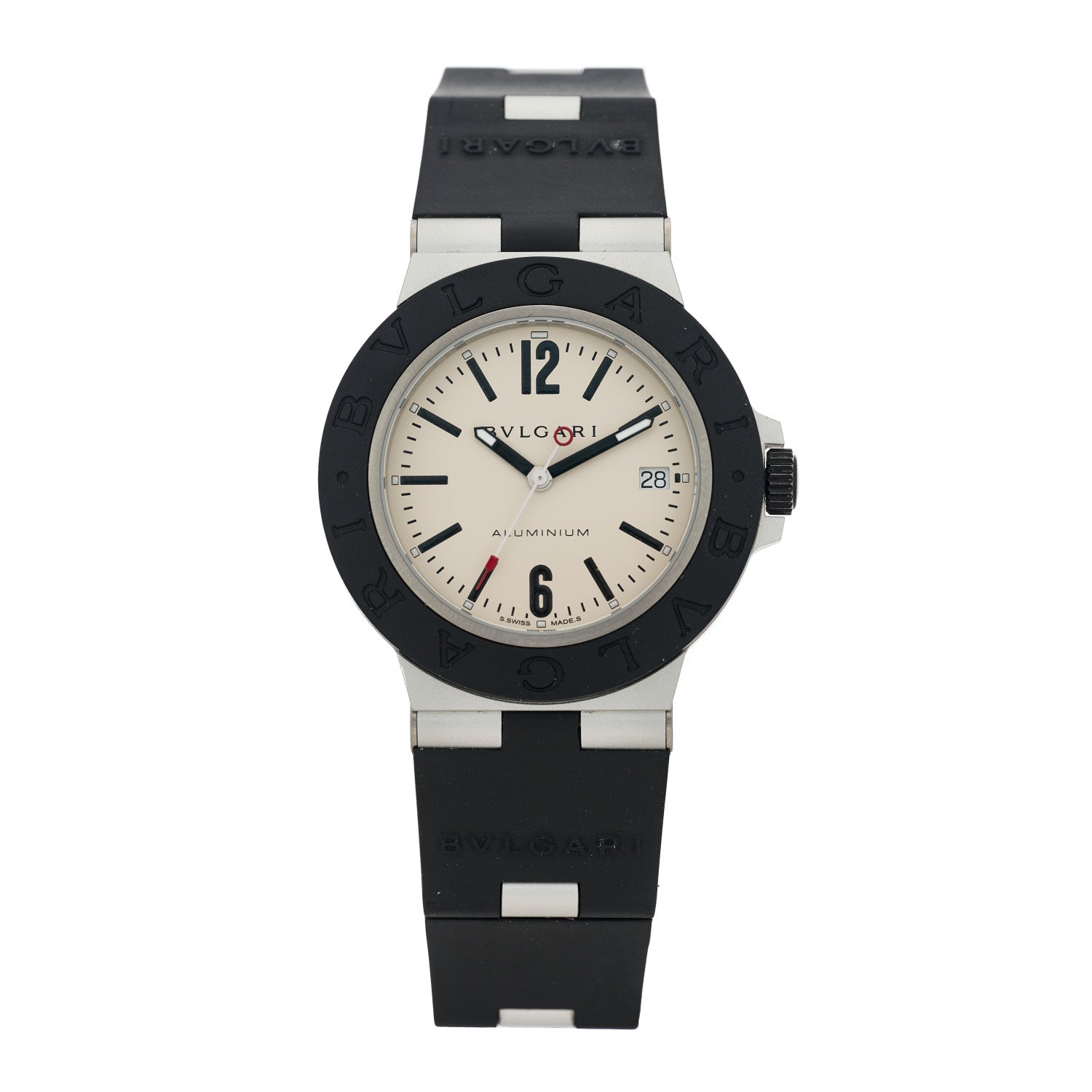Bulgari Aluminum Rubber 40mm Diagono Automatic Watch 1 of 4