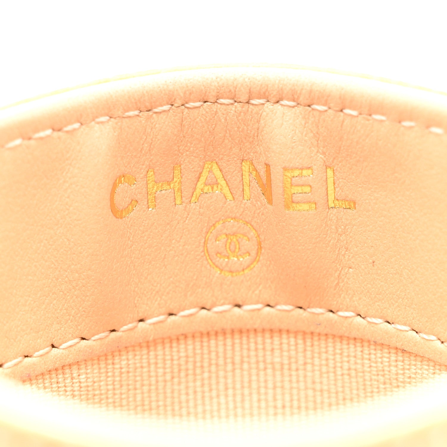 Chanel Caviar Quilted Card Holder Light Beige 6 of 10