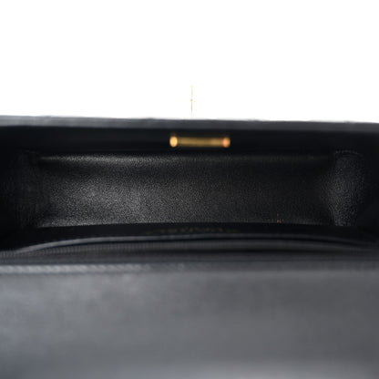 Chanel Lambskin Quilted Mini Crystal Top Handle Rectangular Flap Black 5 of 12