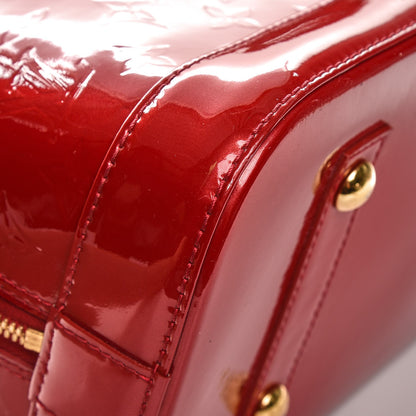 Louis Vuitton Vernis Alma MM Pomme D'Amour 9 of 9