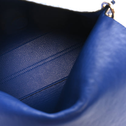 Loewe Goatskin Avenue Shoulder Bag Blue 5 of 8