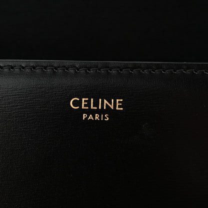 Celine Shiny Calfskin Teen Triomphe Black 6 of 10