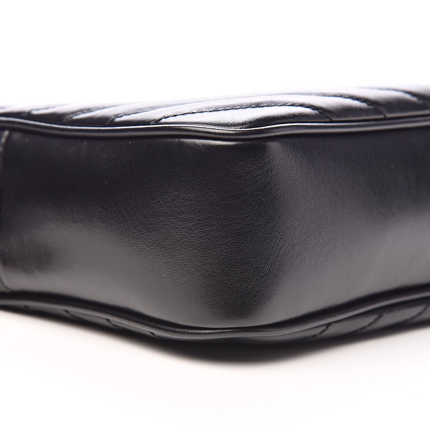 Calfskin Matelasse Monogram Lou Camera Bag Black