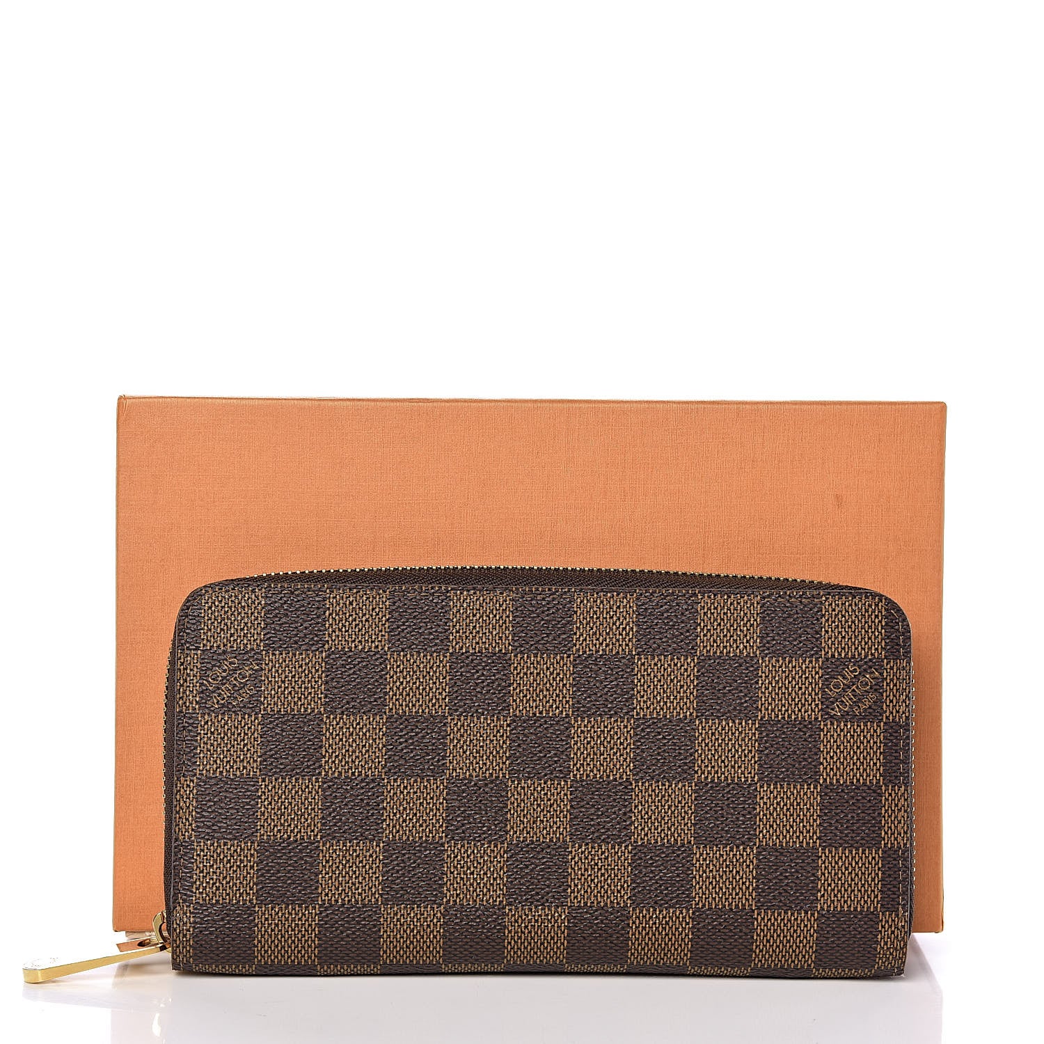 Louis Vuitton Damier Ebene Zippy Wallet Rose Ballerine 10 of 10
