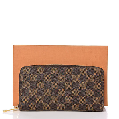 Louis Vuitton Damier Ebene Zippy Wallet Rose Ballerine 10 of 10