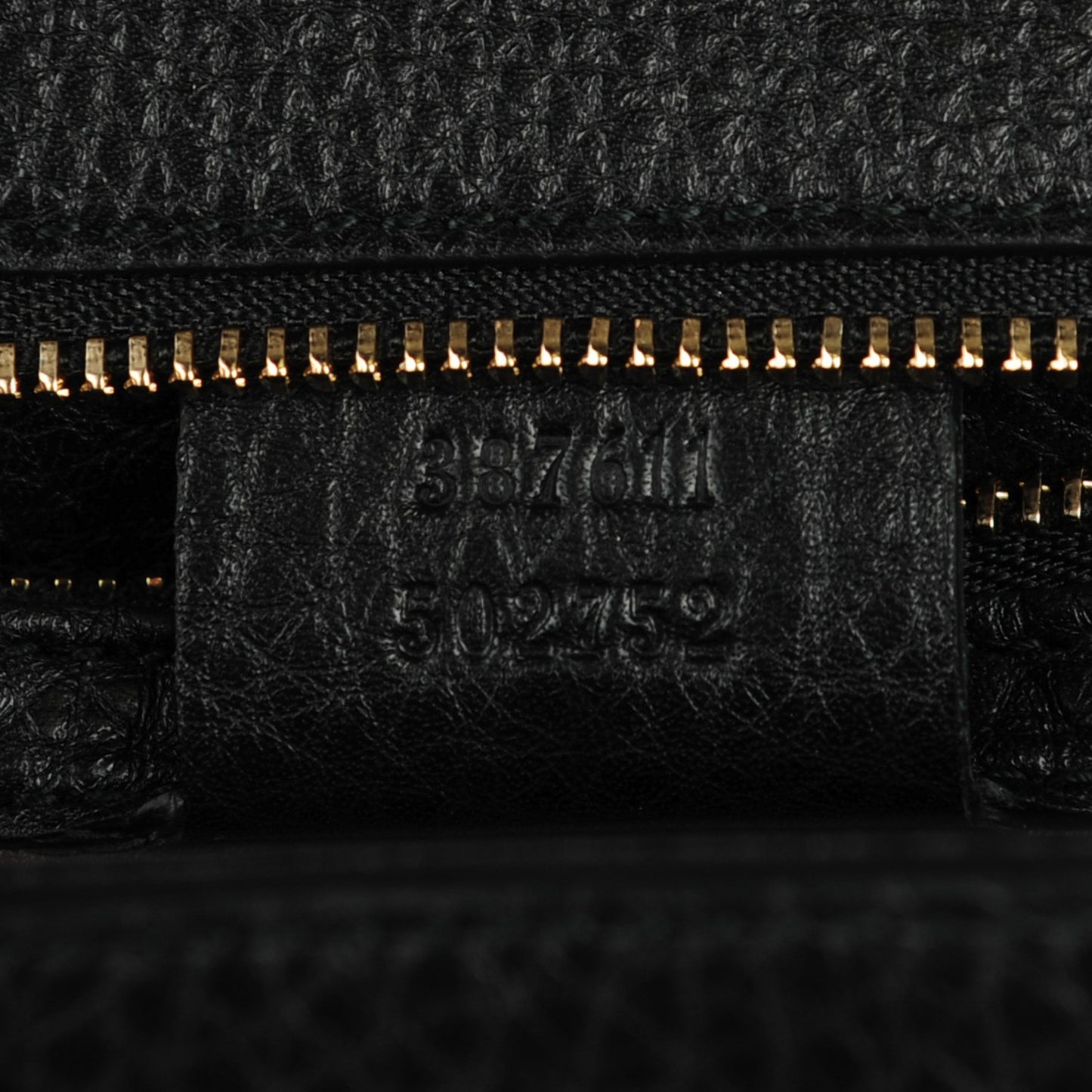 Pebbled Calfskin Medium Miss Bamboo Shoulder Bag Black