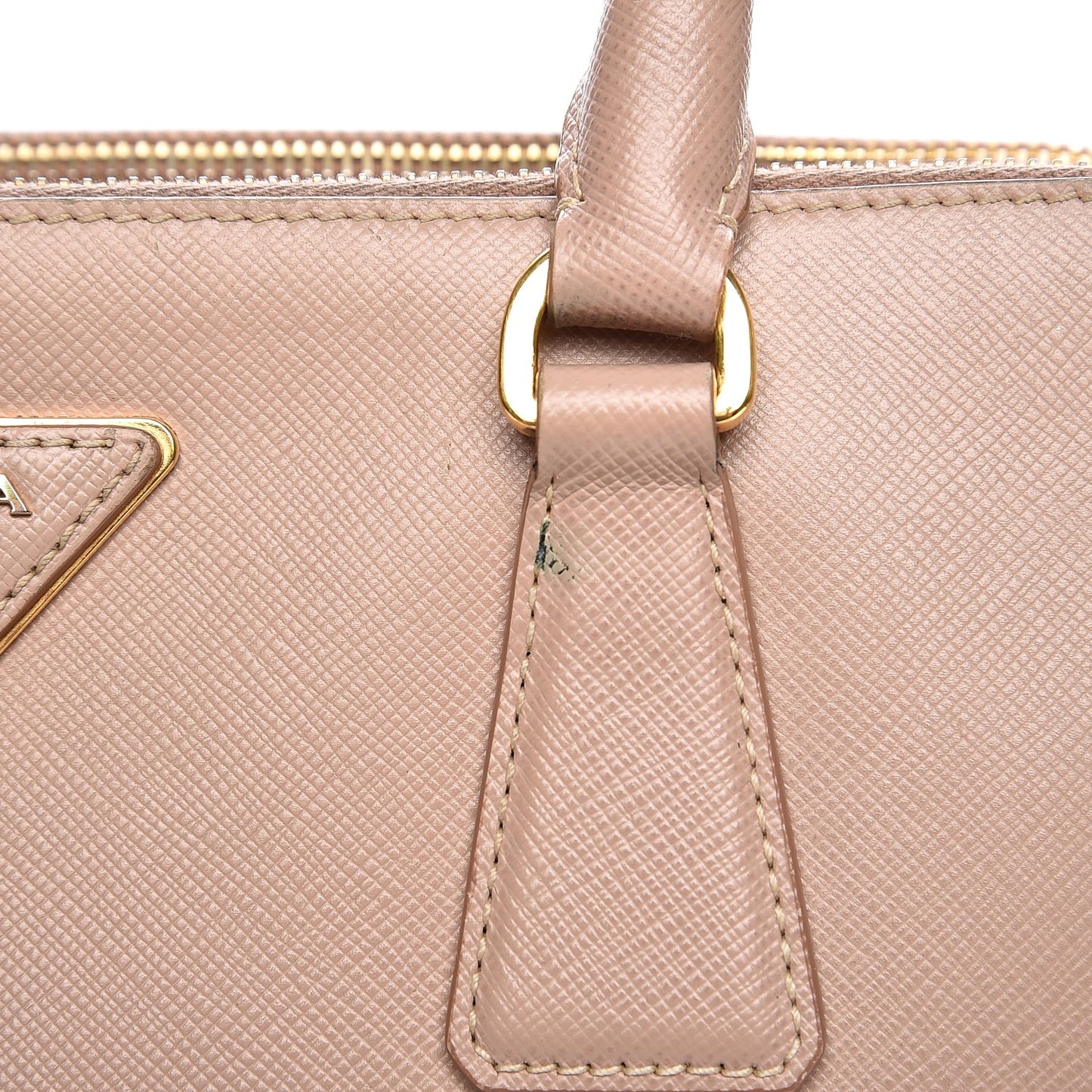 Saffiano Small Galleria Double Zip Tote Cammeo