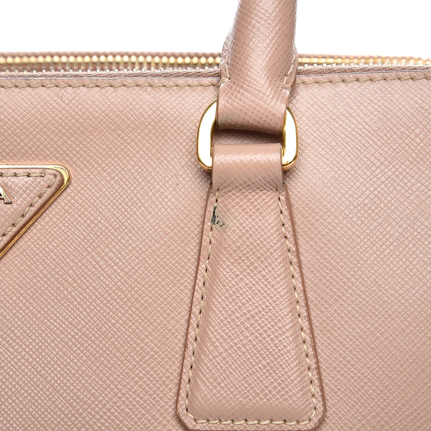 Prada Saffiano Small Galleria Double Zip Tote Cammeo 15 of 25