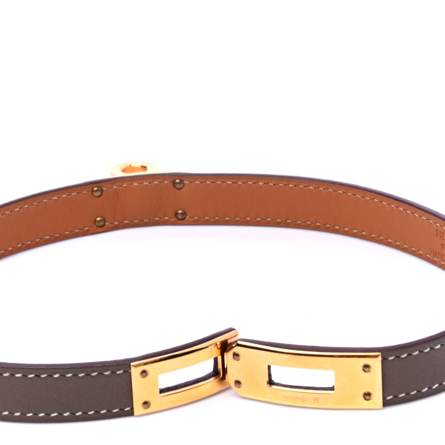 Swift Kelly Double Tour Bracelet S Etoupe