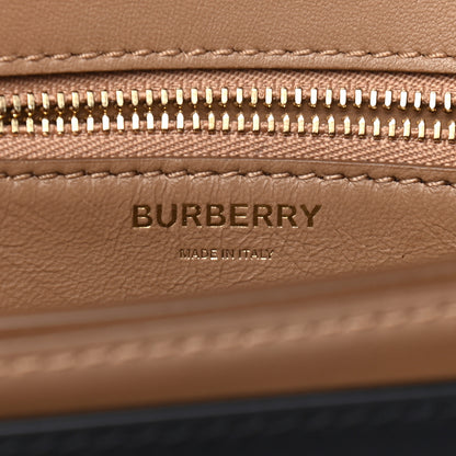 Burberry Calfskin Small TB Envelope Clutch Bag Malt Brown 6 of 10