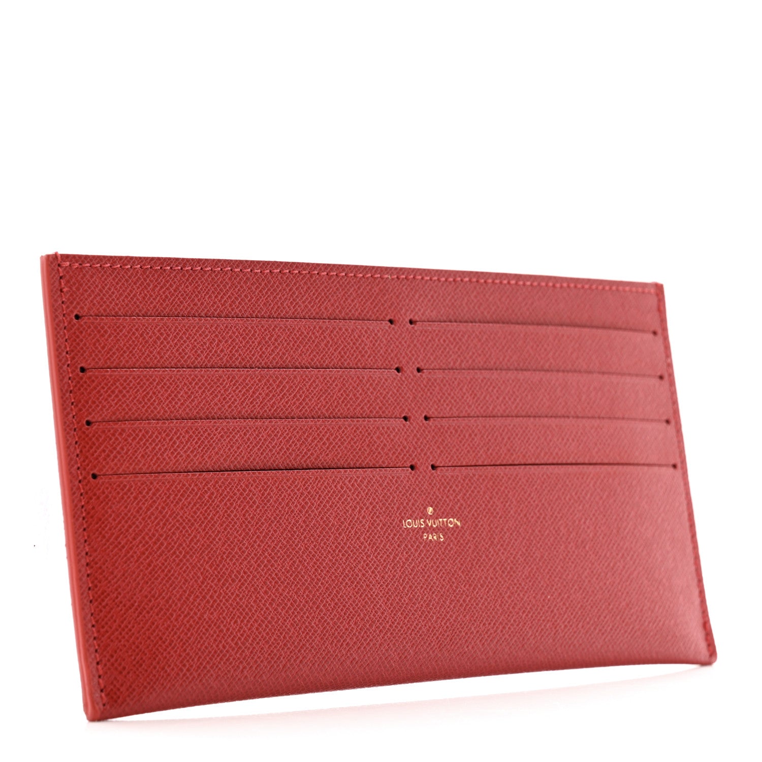 Louis Vuitton Calfskin Felicie Card Holder Insert Cherry 3 of 7