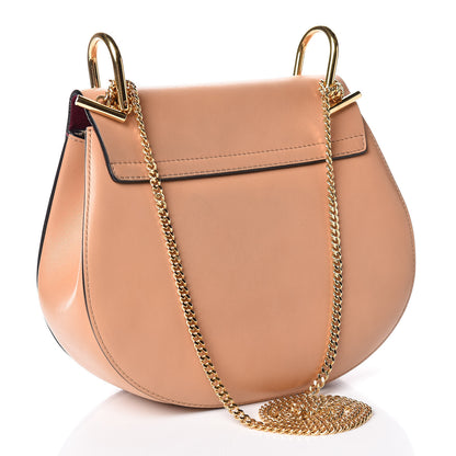 Chloe Suede Smooth Calfskin Drew Shoulder Bag Misty Beige 3 of 15
