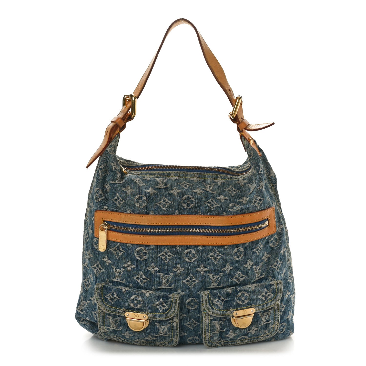 Louis Vuitton Denim Baggy GM Blue 1 of 12