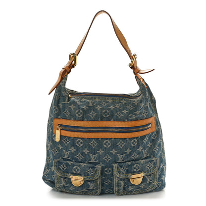 Louis Vuitton Denim Baggy GM Blue 1 of 12