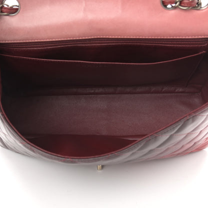Chanel Lambskin Degrade Quilted Jumbo Single Flap Red 5 of 18