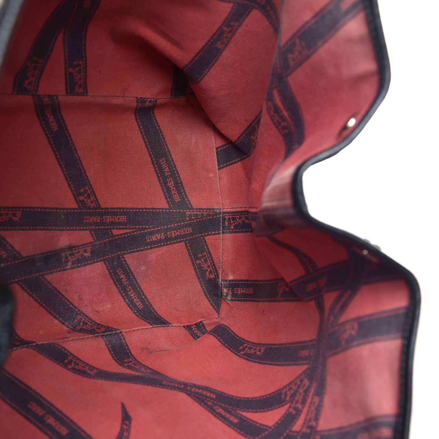 Buffle Skipper Toile Garden Party 36 MM Tote Marron Fonce