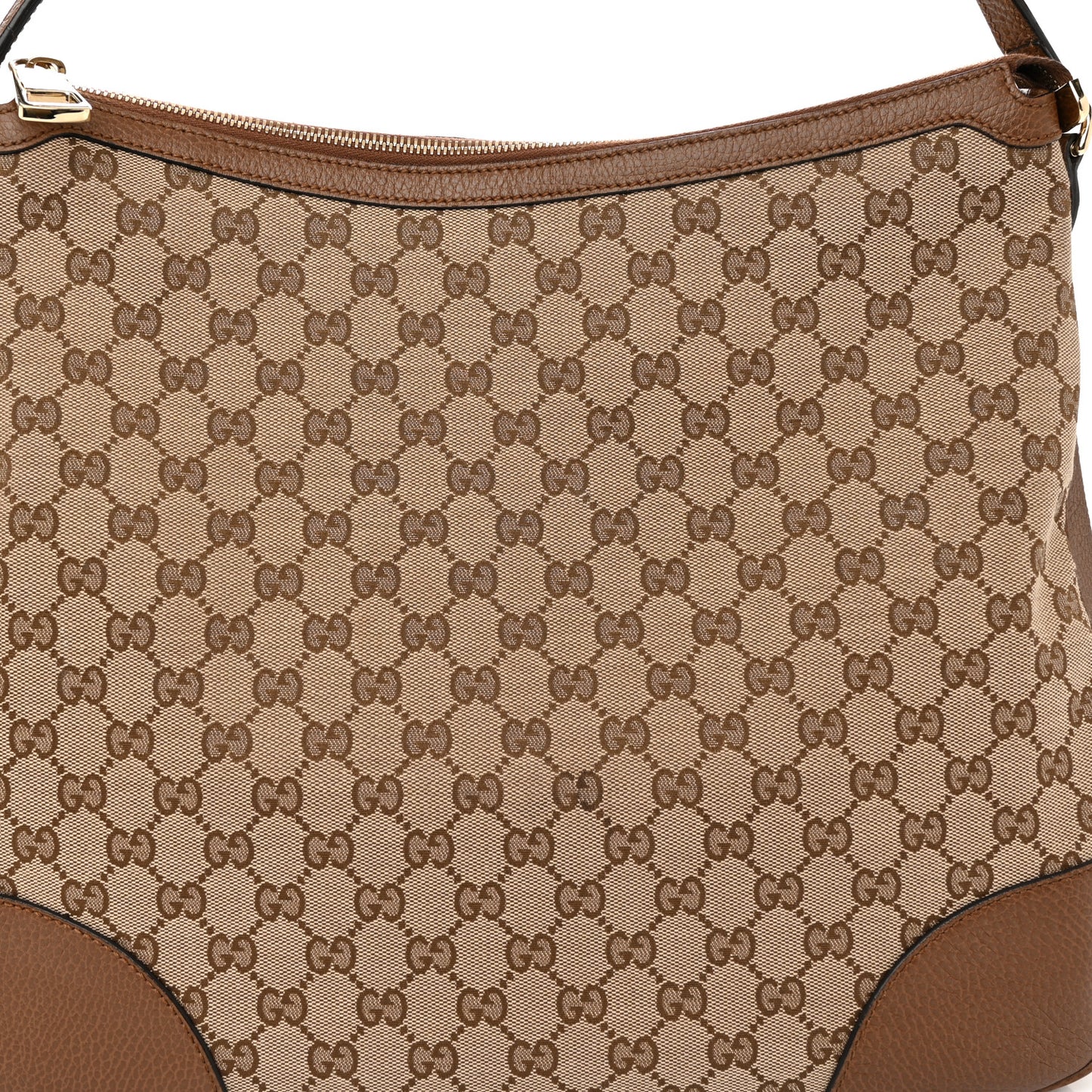 Soft GG Monogram Large Margaux Hobo Brown