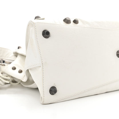 Balenciaga Agneau Arena Neo Cagole City Handbag Optic White 10 of 20