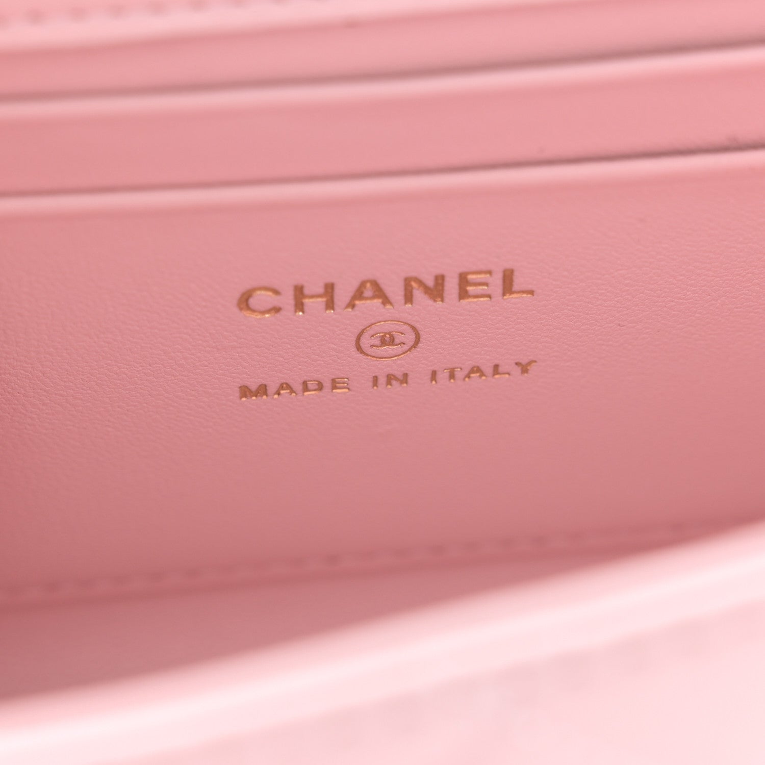 Chanel Lambskin Enamel Quilted Top Handle Flap Phone Holder With Chain Pink 6 of 10
