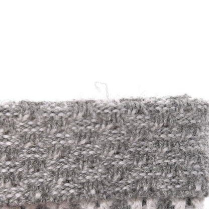 Chanel Cashmere CC Fingerless Gloves Grey 4 of 4
