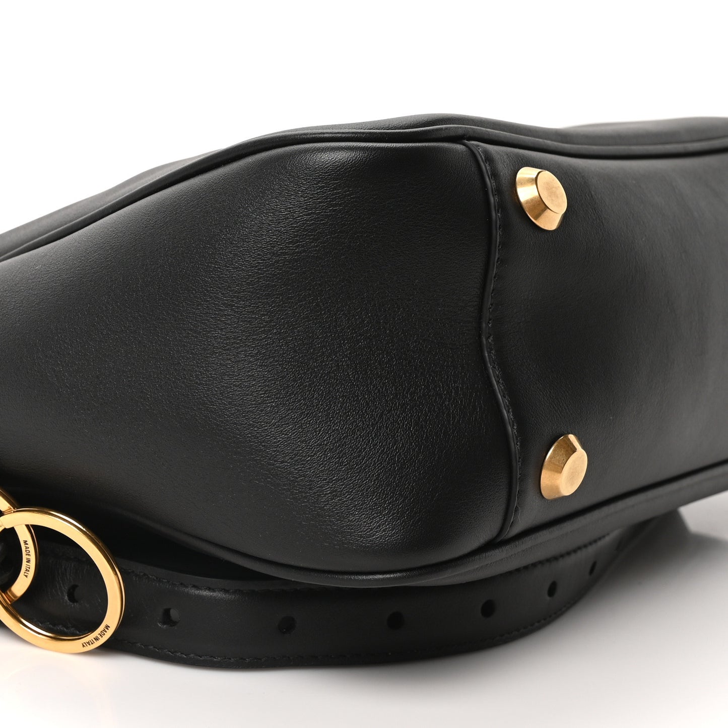 Smooth Calfskin Small Be Air Hobo Black