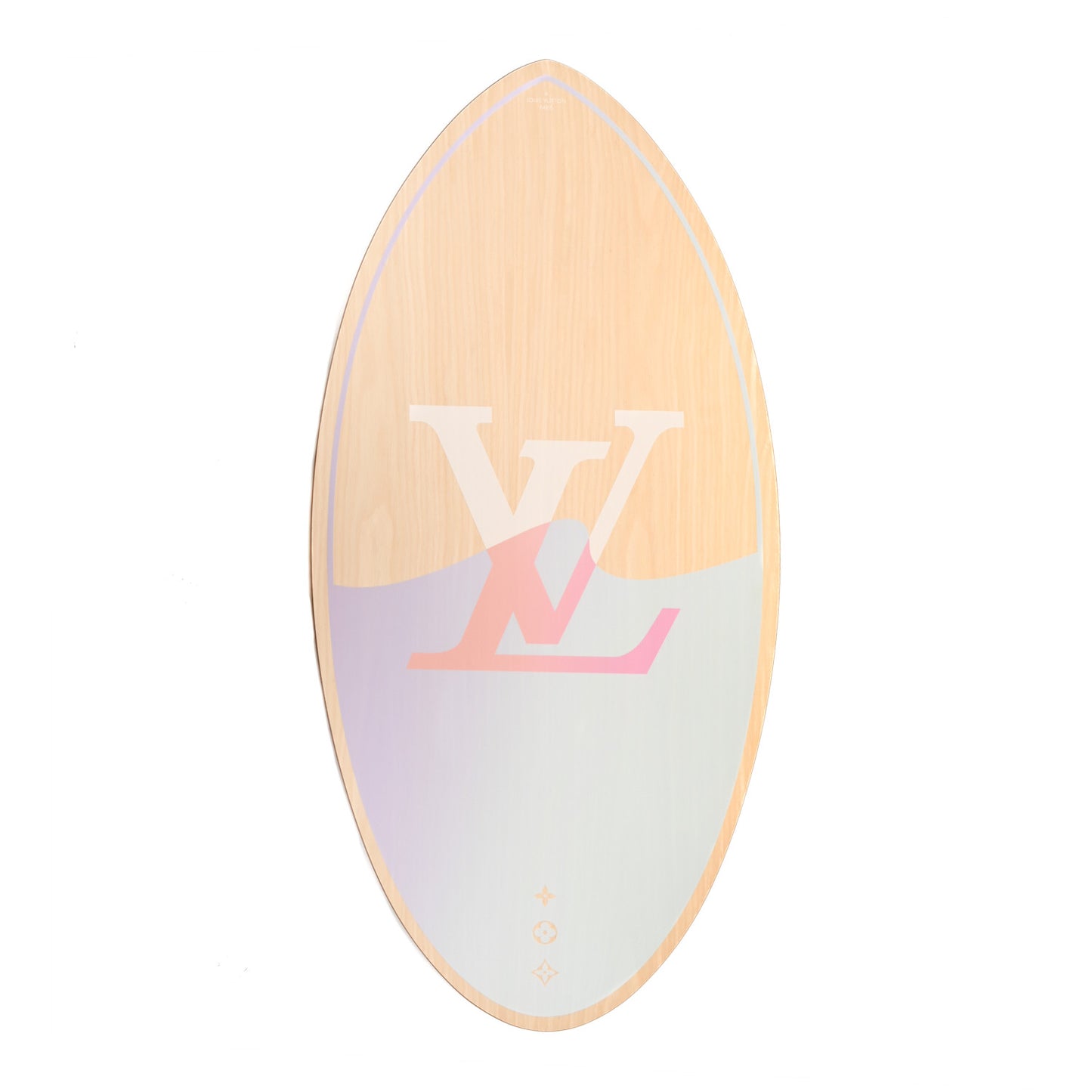 Wood Monogram Giant Spring In The City Skimboard Sunrise Pastel