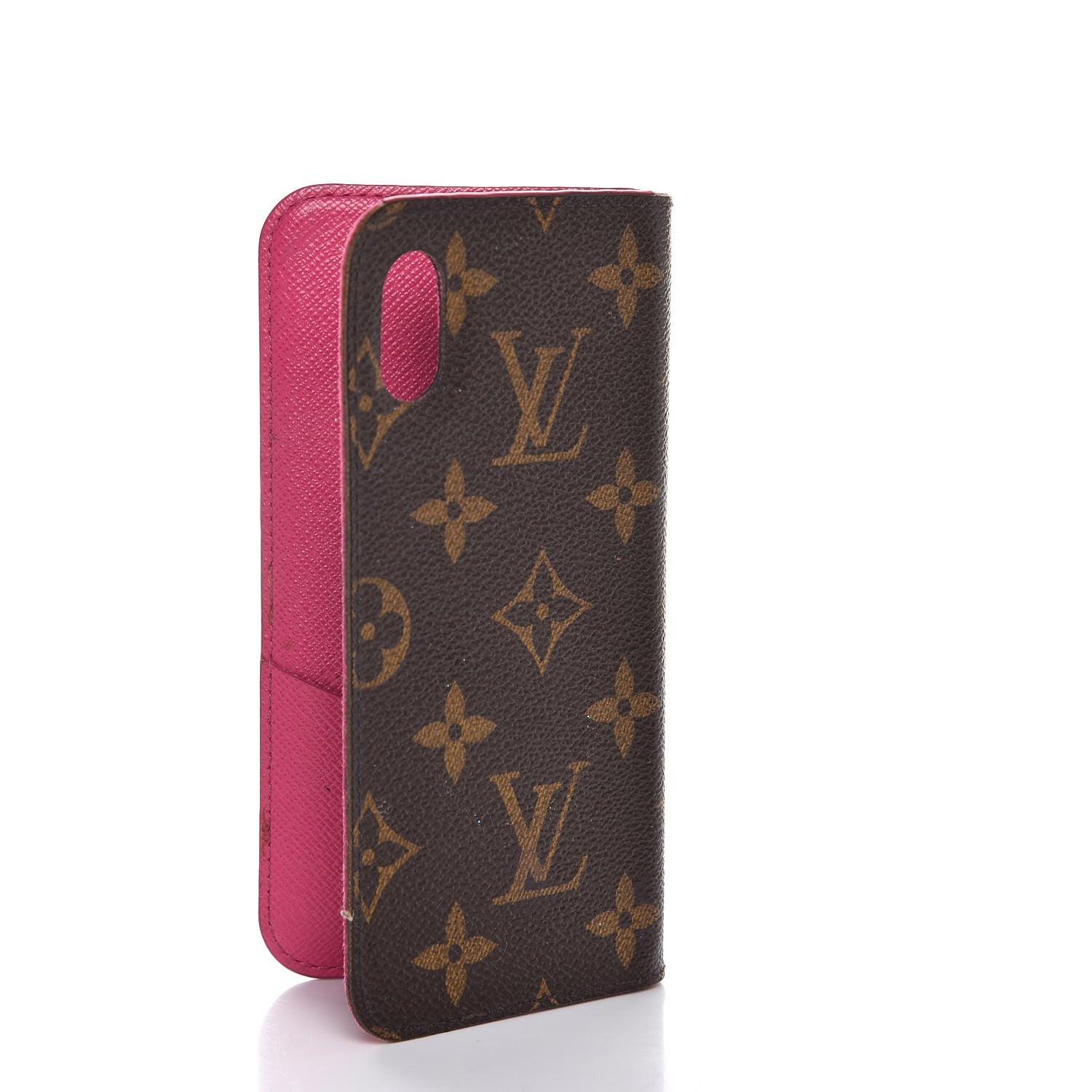 Louis Vuitton Monogram iPhone X Folio Case in Rose Pop 12 of 15