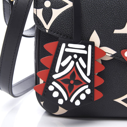 Louis Vuitton Empreinte Monogram Giant Crafty Pochette Metis Black Creme 9 of 9