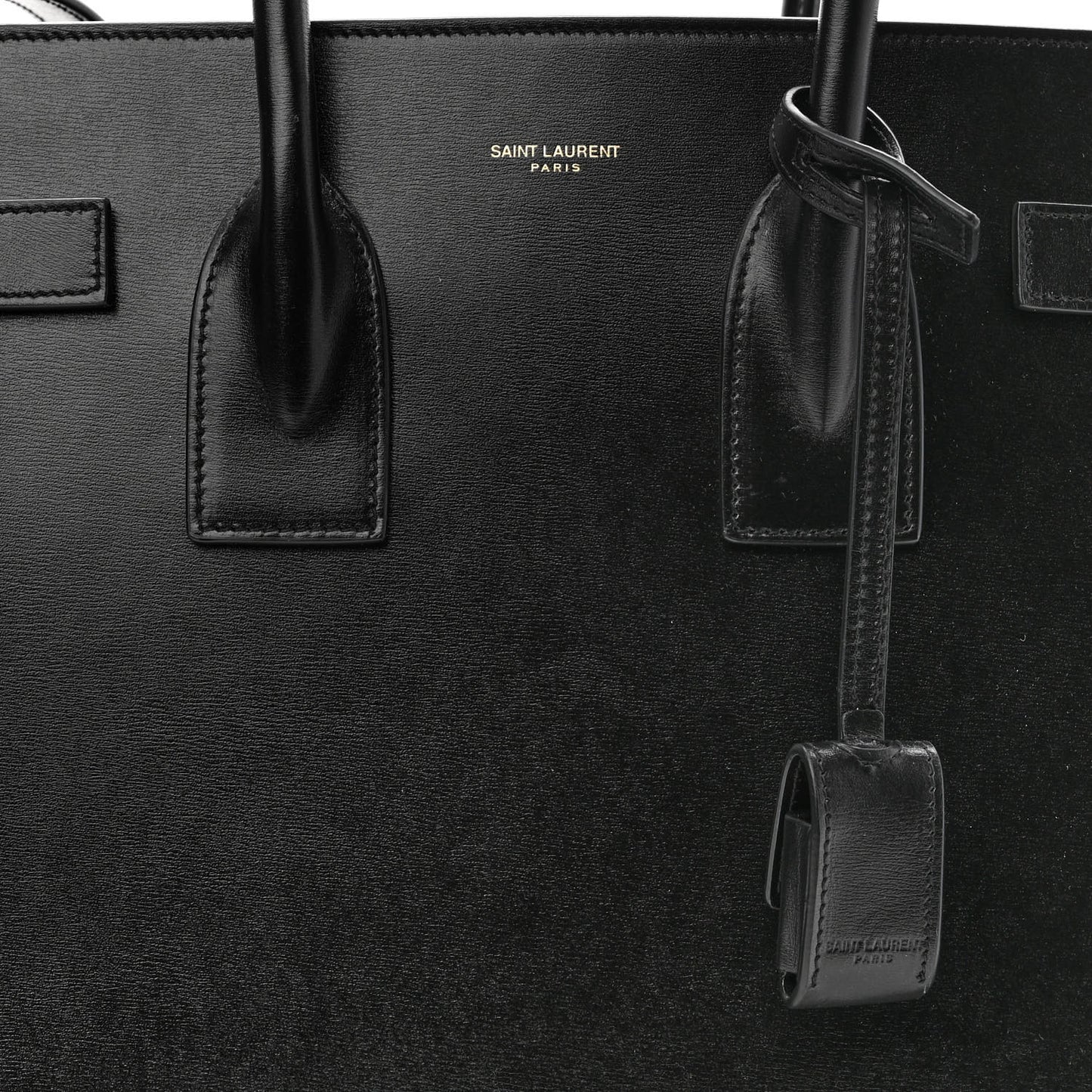 Calfskin Small Sac De Jour Black