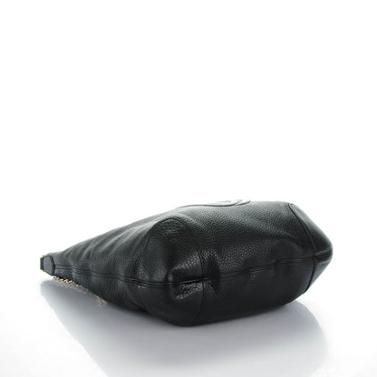Gucci Pebbled Calfskin Medium Soho Chain Hobo Black 4 of 7